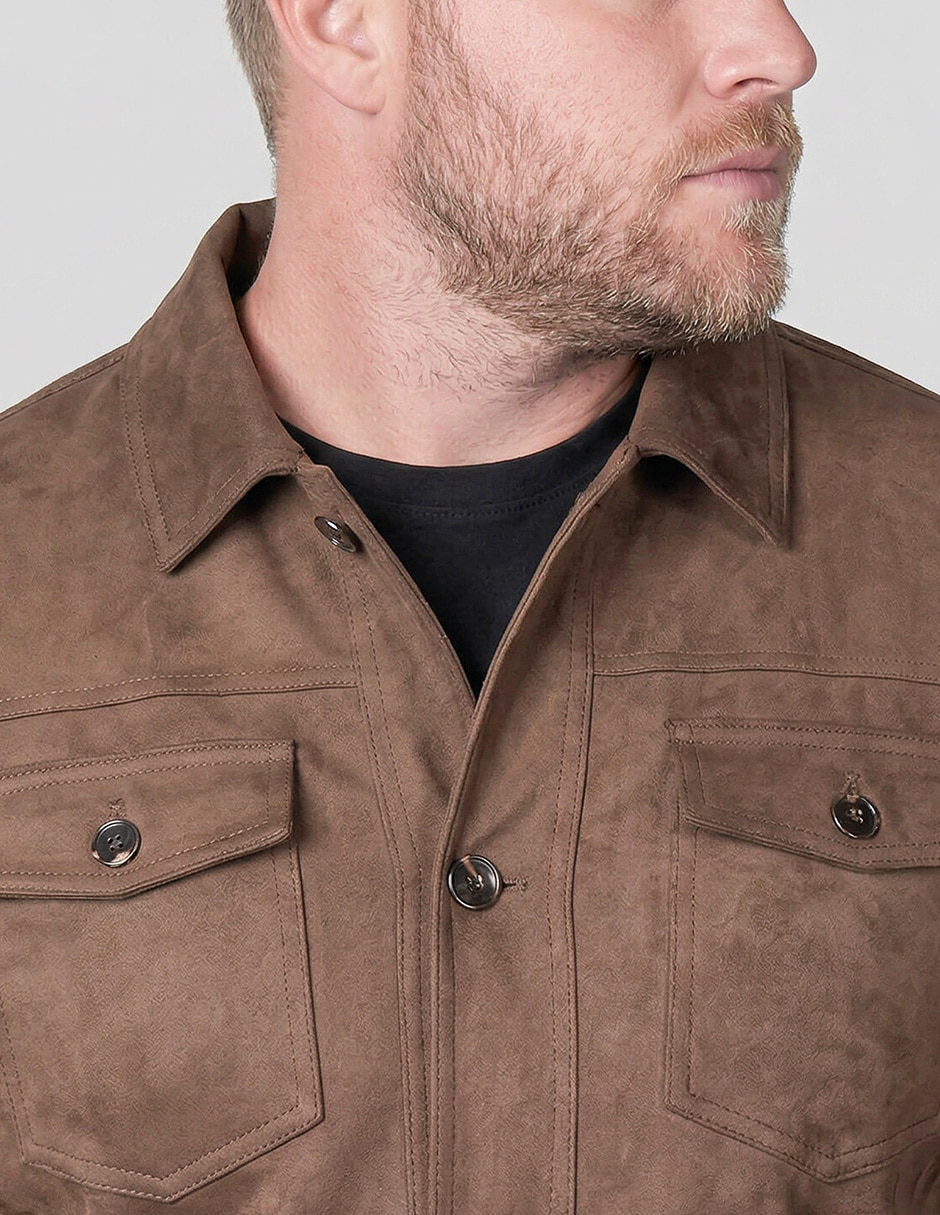 Chamarra casual greenlandercon bolsillos para hombre