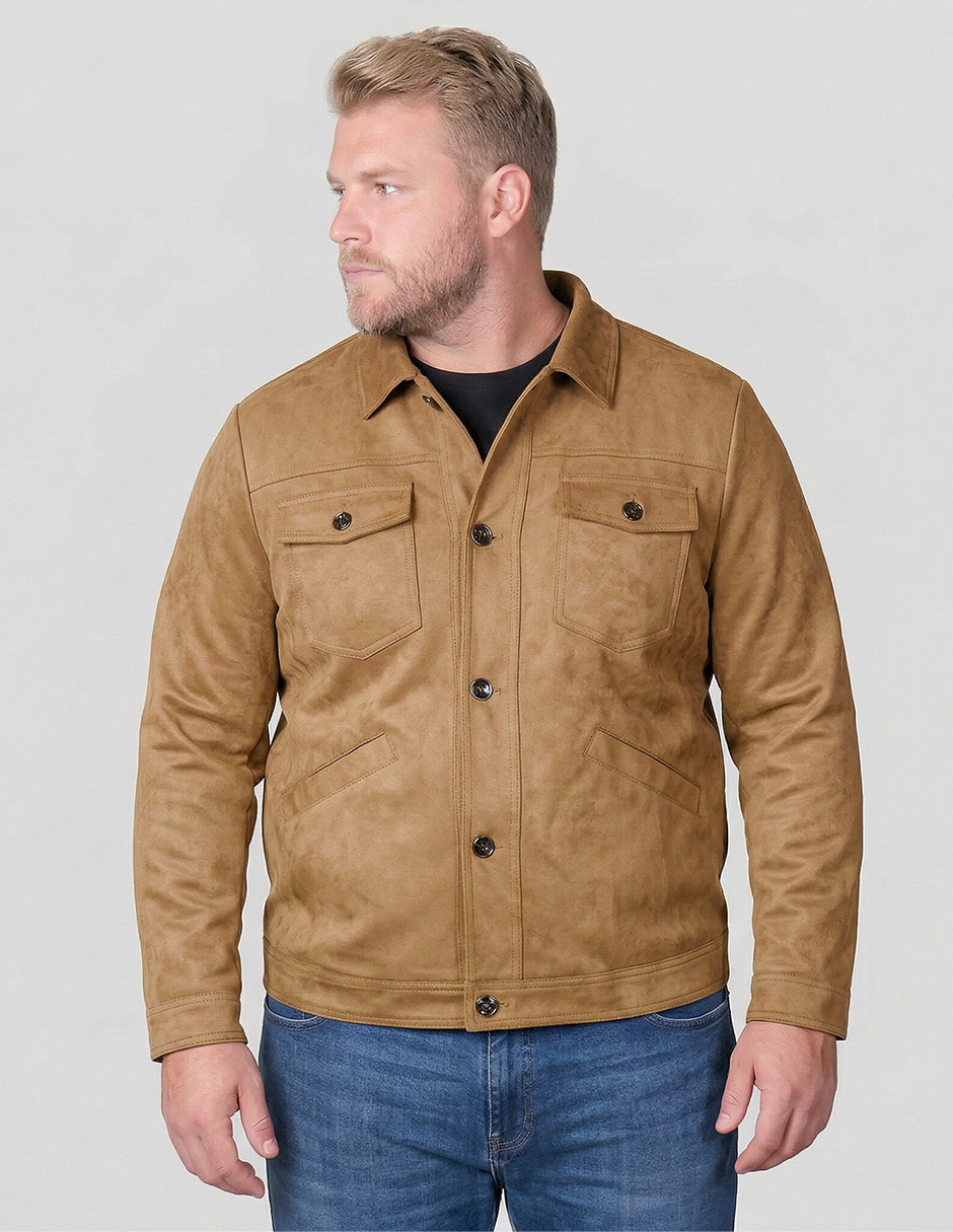 Chamarra casual greenlandercon bolsillos para hombre Chamarra casual greenlandercon bolsillos para hombre