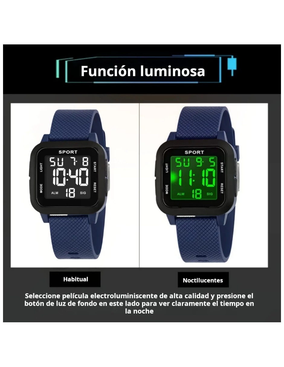 Reloj pulsera genérica unisex reloj impermeale