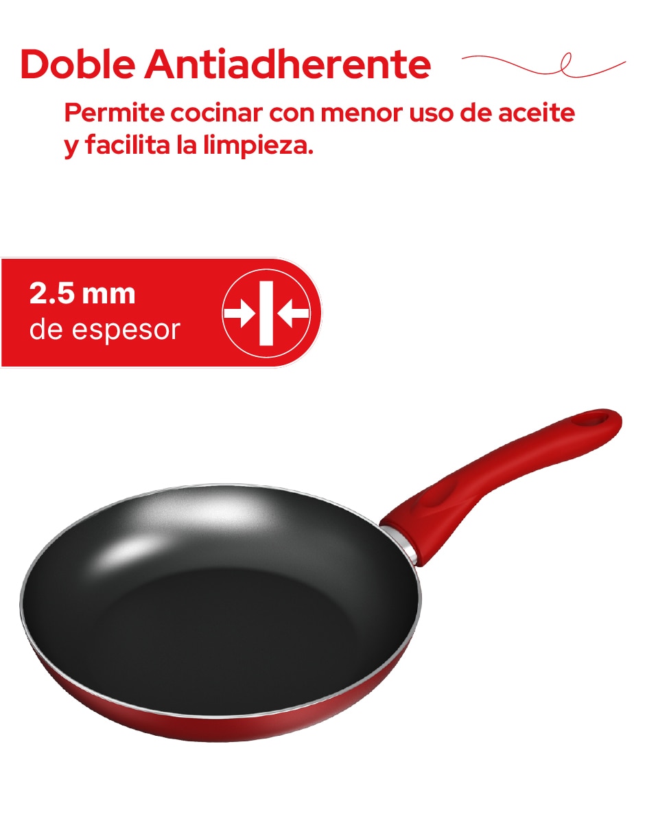 Sartén de aluminio 2 piezas 3