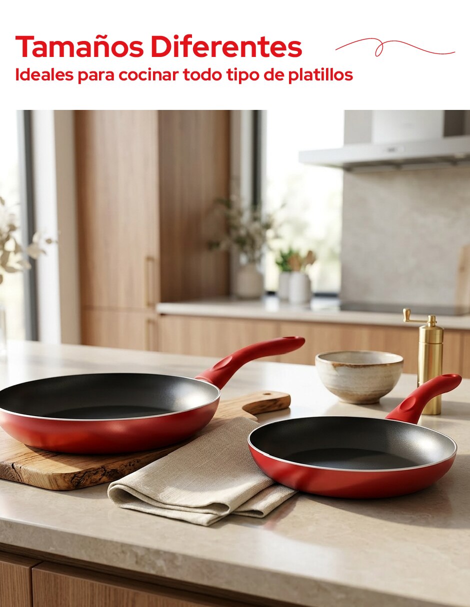 Sartén de aluminio 2 piezas 7