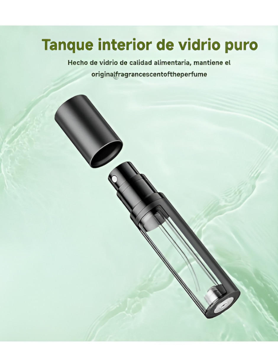 Botella para perfume recargable Xtellar para hombre