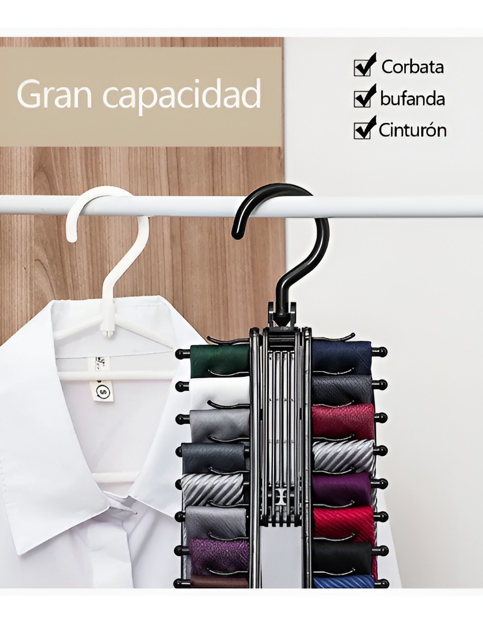 Gancho para corbatas de plástico 2 piezas 3