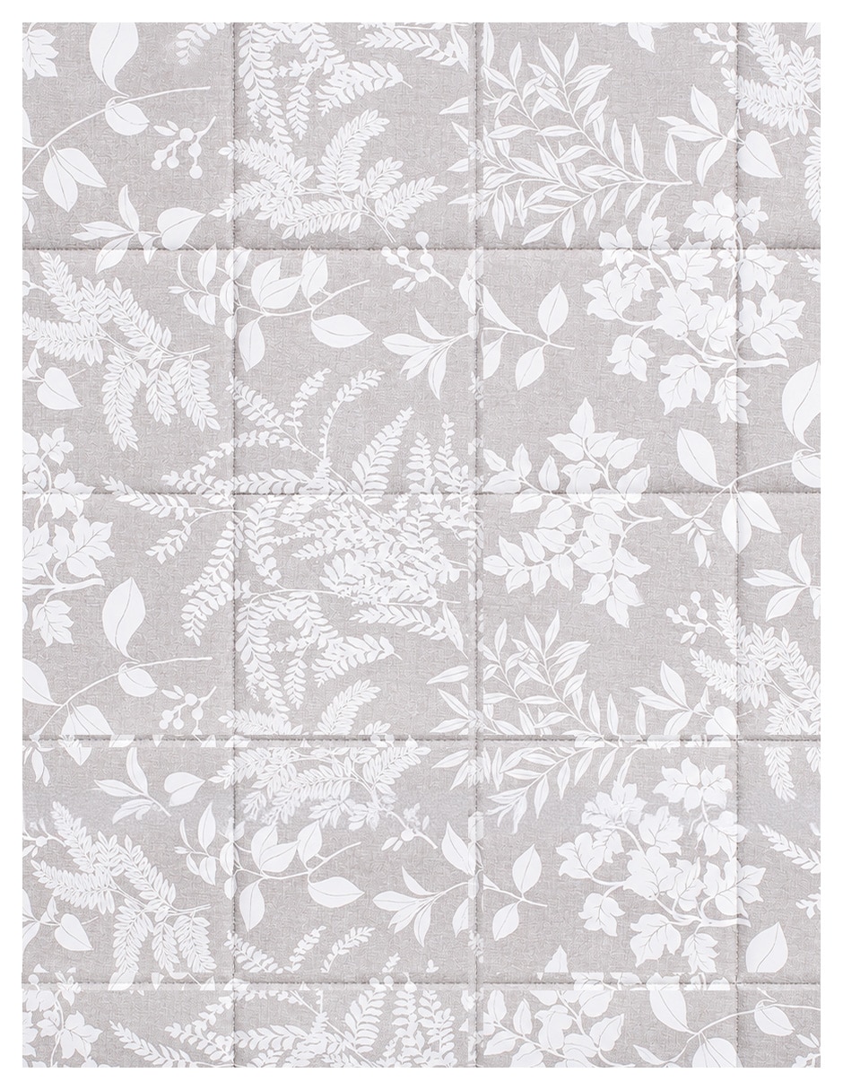 Edredón essentials gray flora 3