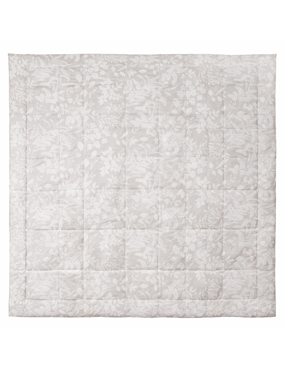 Edredón essentials gray flora 7