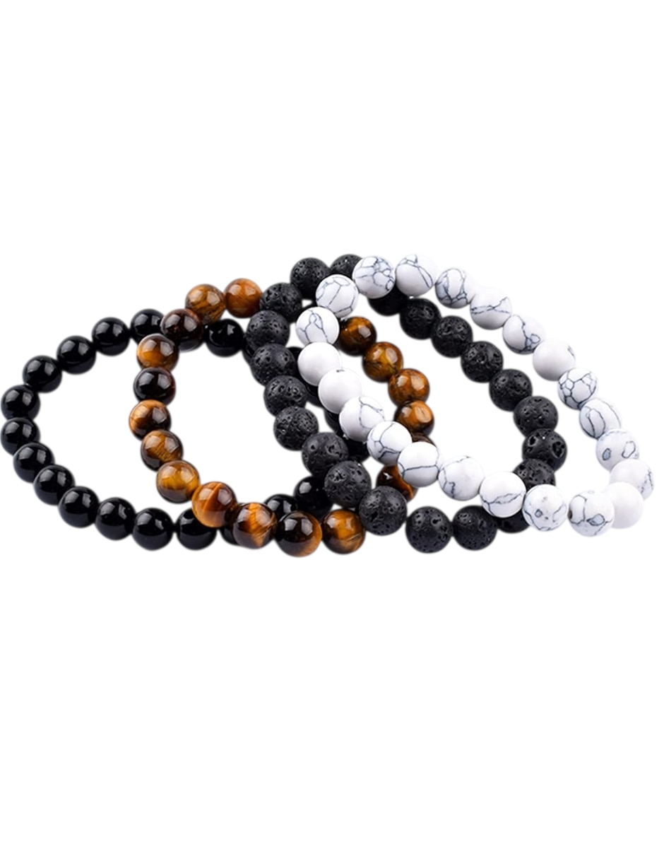 Set de pulsera de mezcla de materiales 4