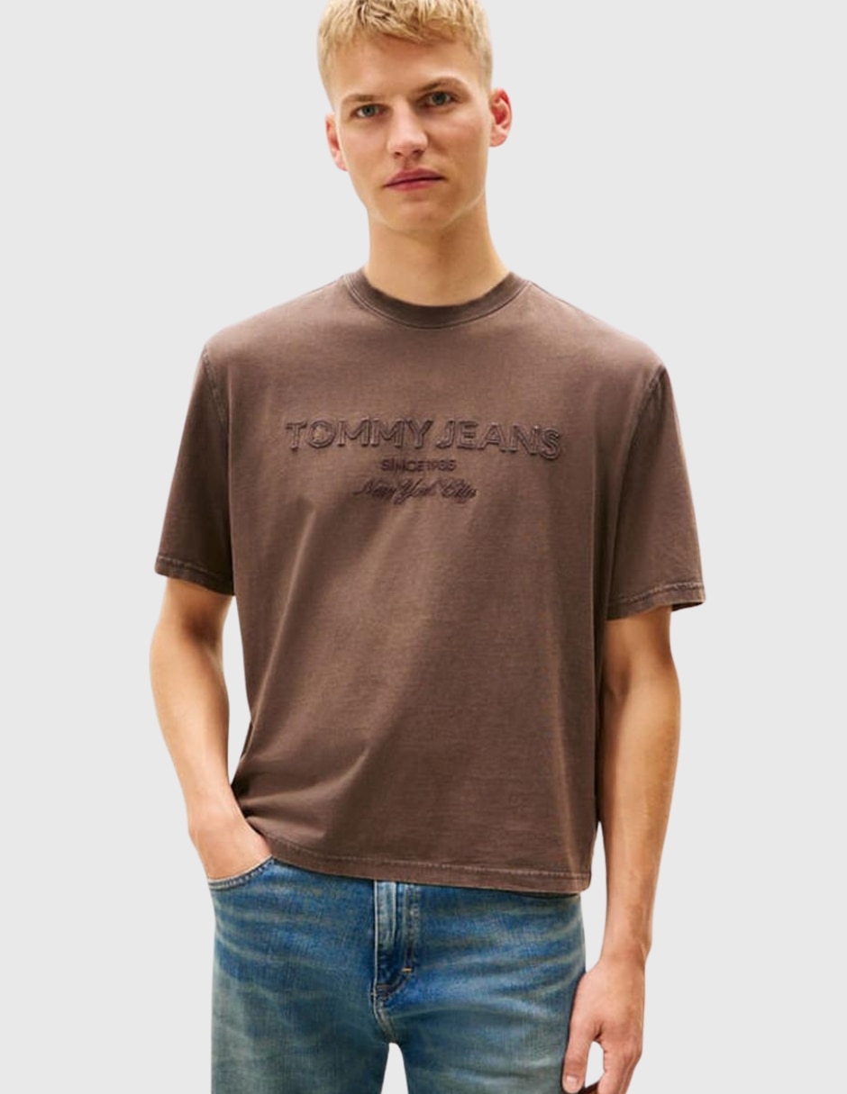 Playera cuello redondo para hombre