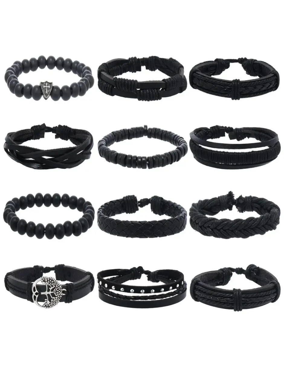 Set de pulsera de mezcla de materiales 3