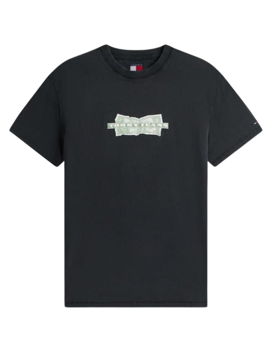 Playera tommy jeans cuello redondo para hombre