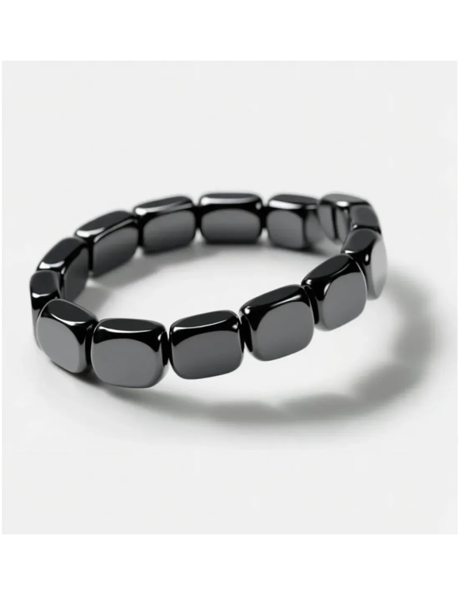 Pulsera genérica de hematita con acabado