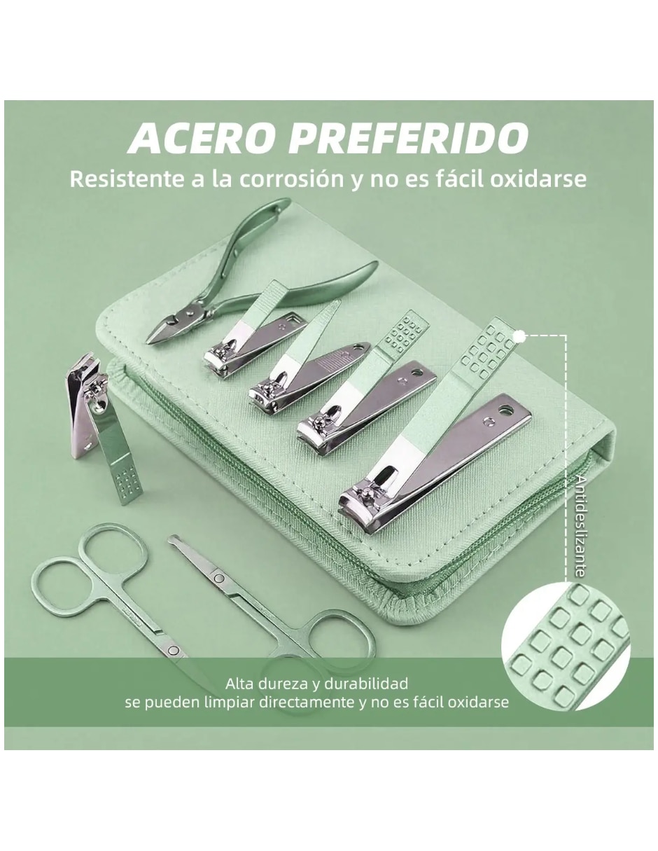 Set manicure y pedicure manual con 25 piezas 3