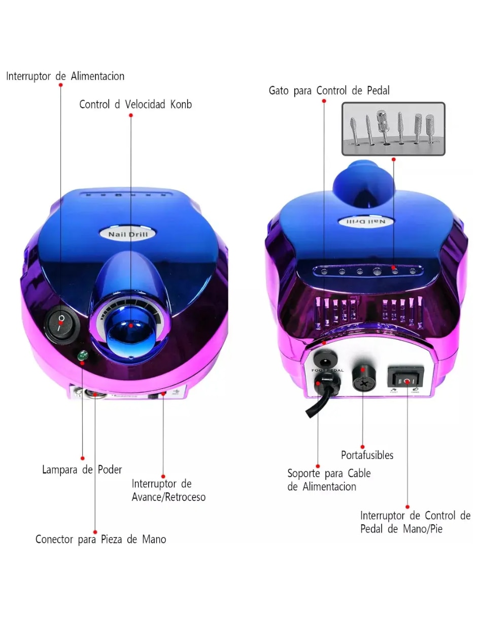 Set manicure eléctrico 4