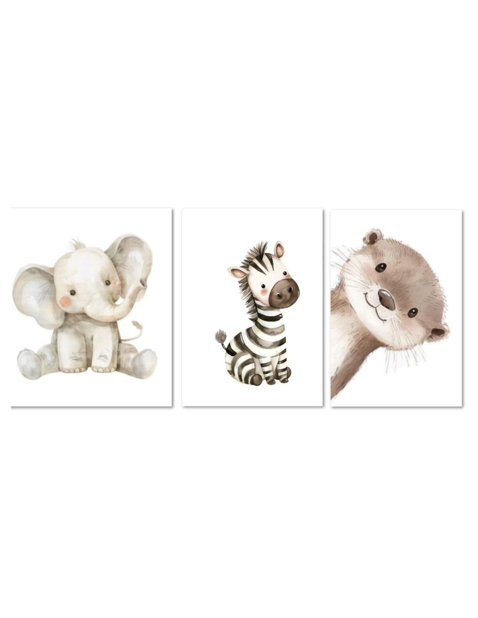 Cuadro decorativo Animales Infantiles Cuadro decorativo Animales Infantiles