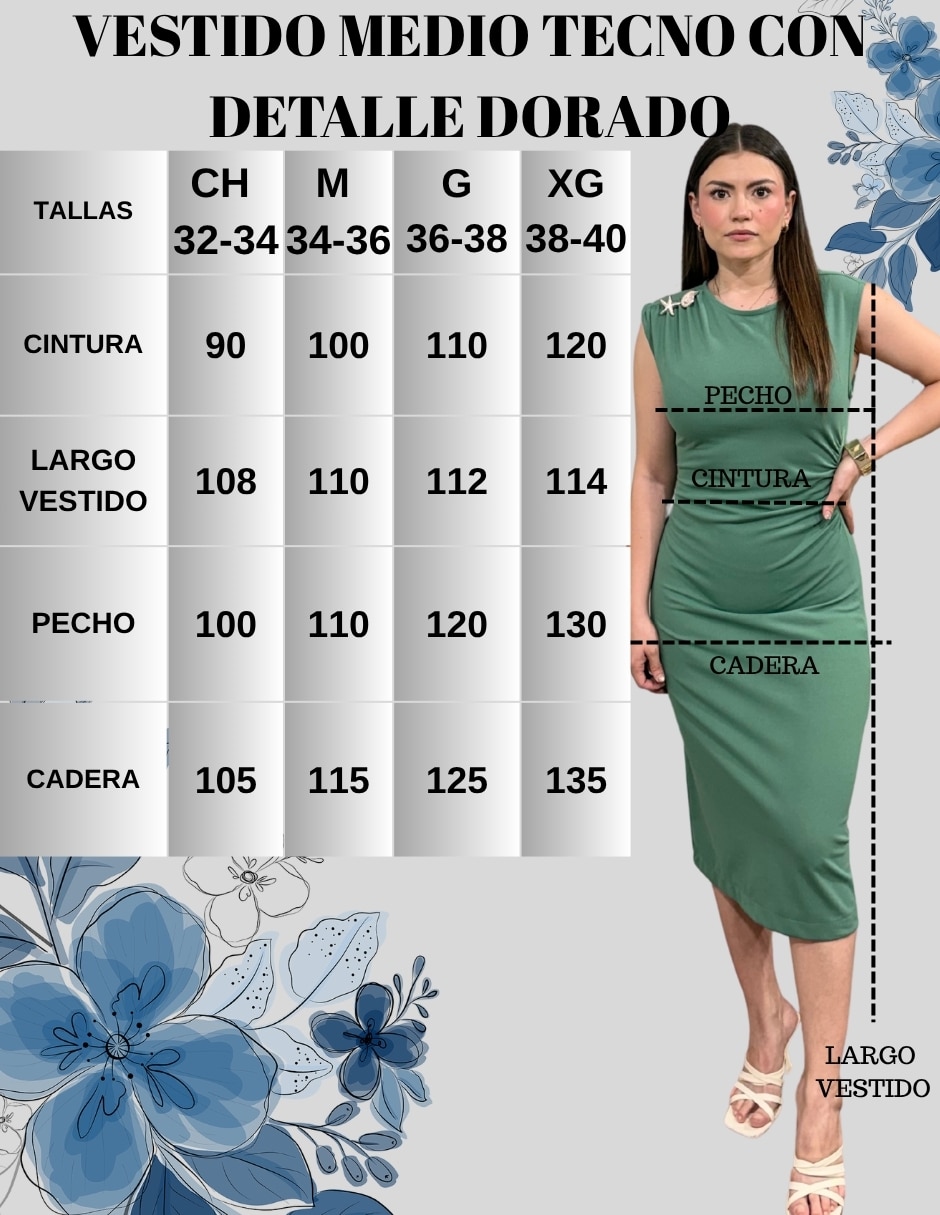Midi casual primavera / verano para mujer 6