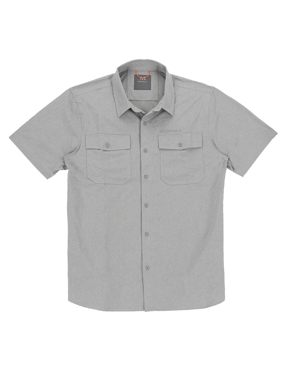 Camisa casual merrell akaroa manga corta para hombre