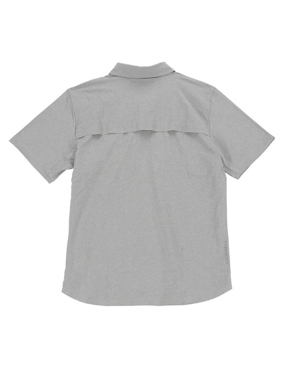 Camisa casual merrell akaroa manga corta para hombre