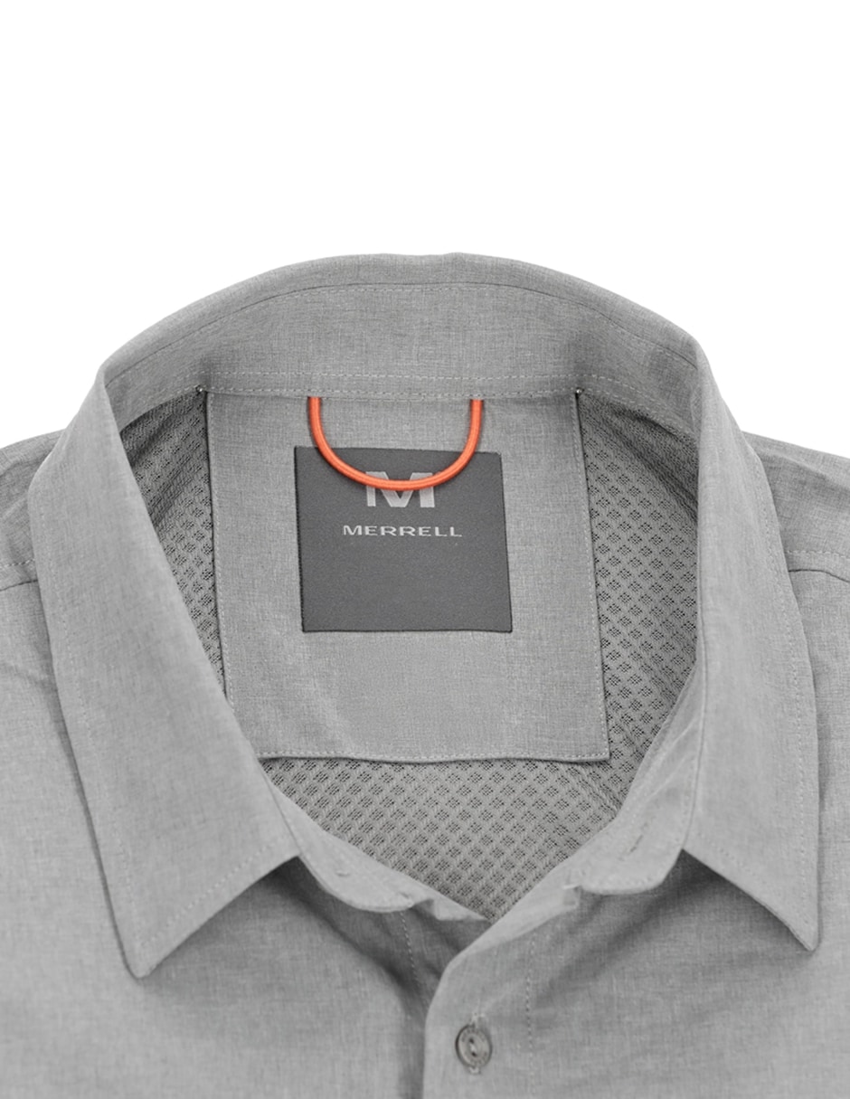 Camisa casual merrell akaroa manga corta para hombre