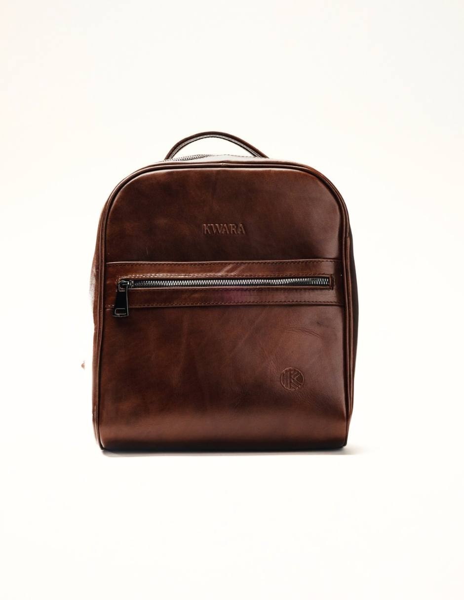 Mochila casual Kwara de piel impermeable unisex