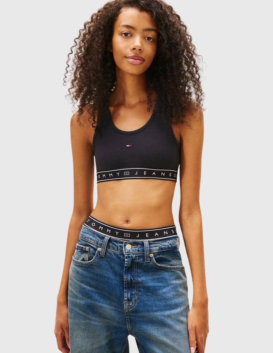 Top cuello redondo escote redondo tirante espalda en t 4