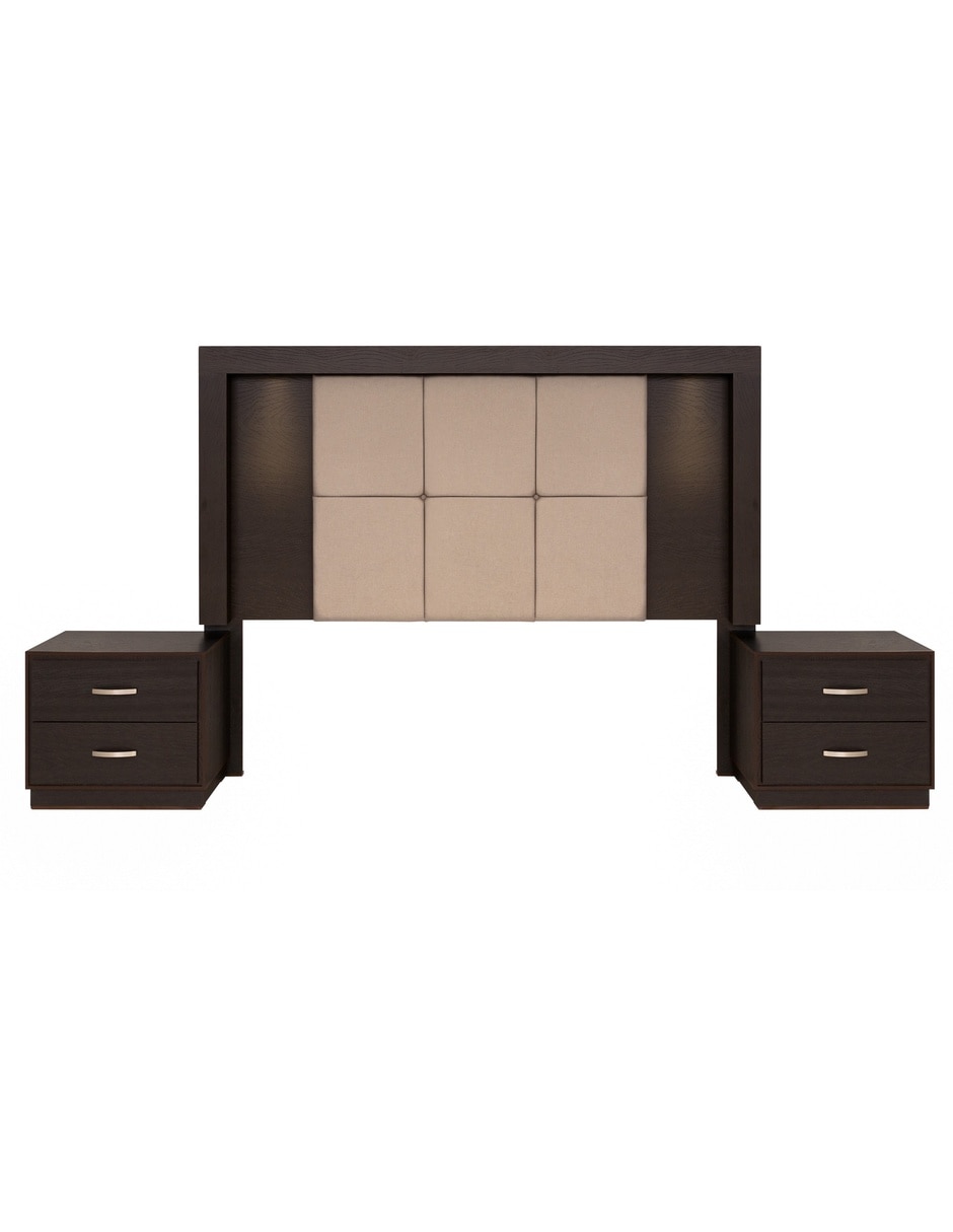 Set recámara Aleska de MDF Set recámara Aleska de MDF
