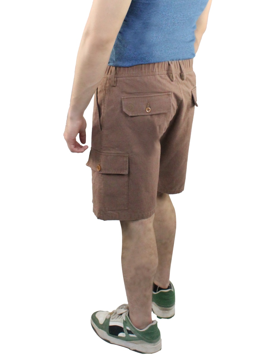 Bermuda innermotion de gabardina para hombre
