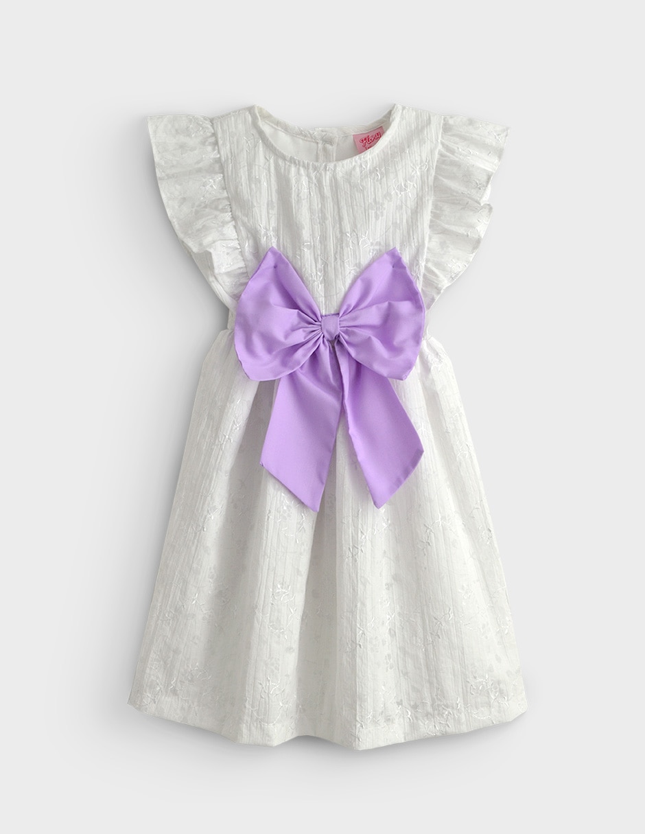 Vestido flory ves paty 4b sin manga para infantil niña