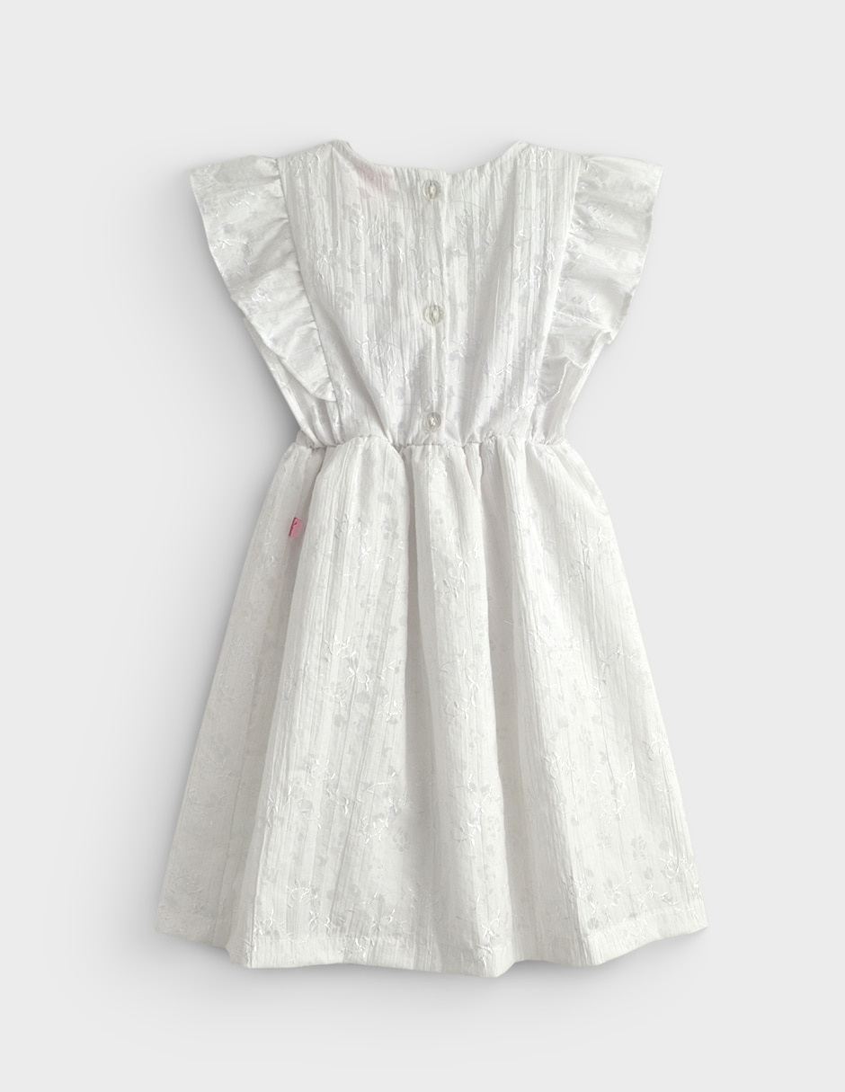 Vestido flory ves paty 4b sin manga para infantil niña