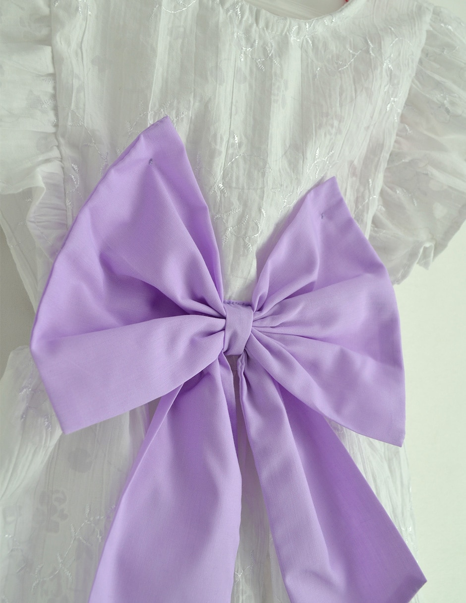 Vestido flory ves paty 4b sin manga para infantil niña