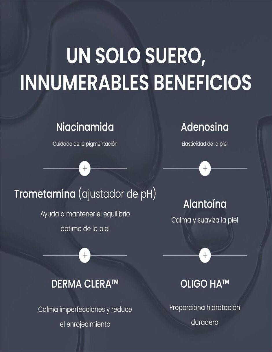 Sérum hidratante facial Mizon 7 Vegan Peptide Booster todo tipo de piel