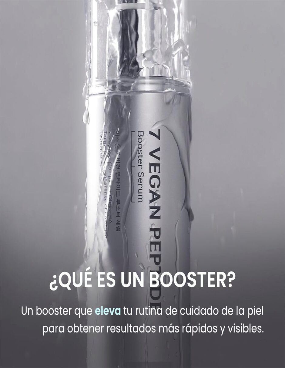 Sérum hidratante facial Mizon 7 Vegan Peptide Booster todo tipo de piel