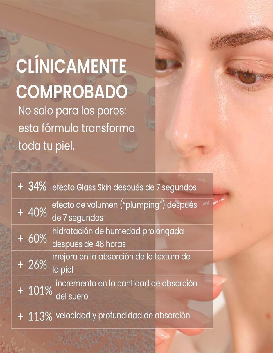 Sérum hidratante facial Mizon 7 Vegan Peptide Booster todo tipo de piel