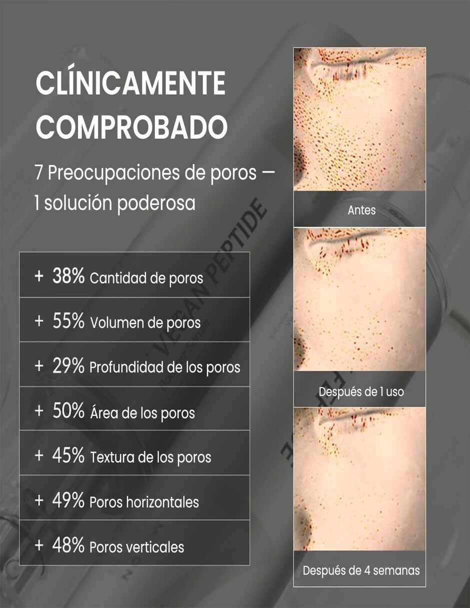 Sérum hidratante facial Mizon 7 Vegan Peptide Booster todo tipo de piel