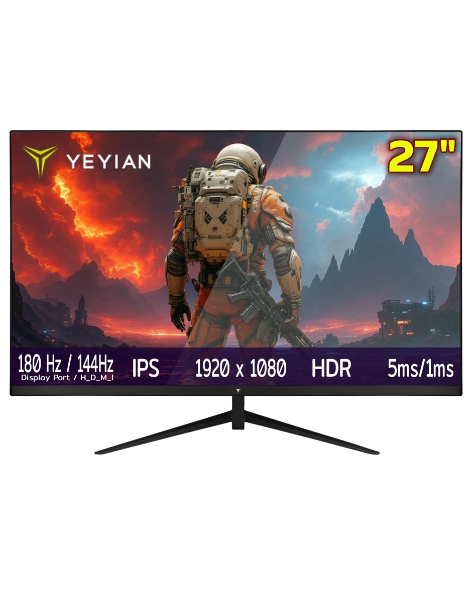 Monitor gamer Yeyian YMF-IPF27-M1 IPS Full HD 27 pulgadas