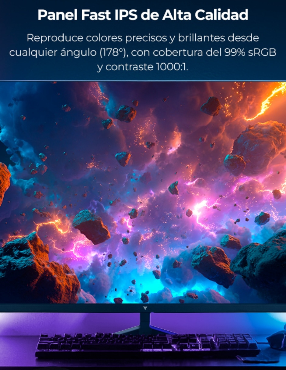 Monitor gamer Yeyian YMF-IPF27-M1 IPS Full HD 27 pulgadas