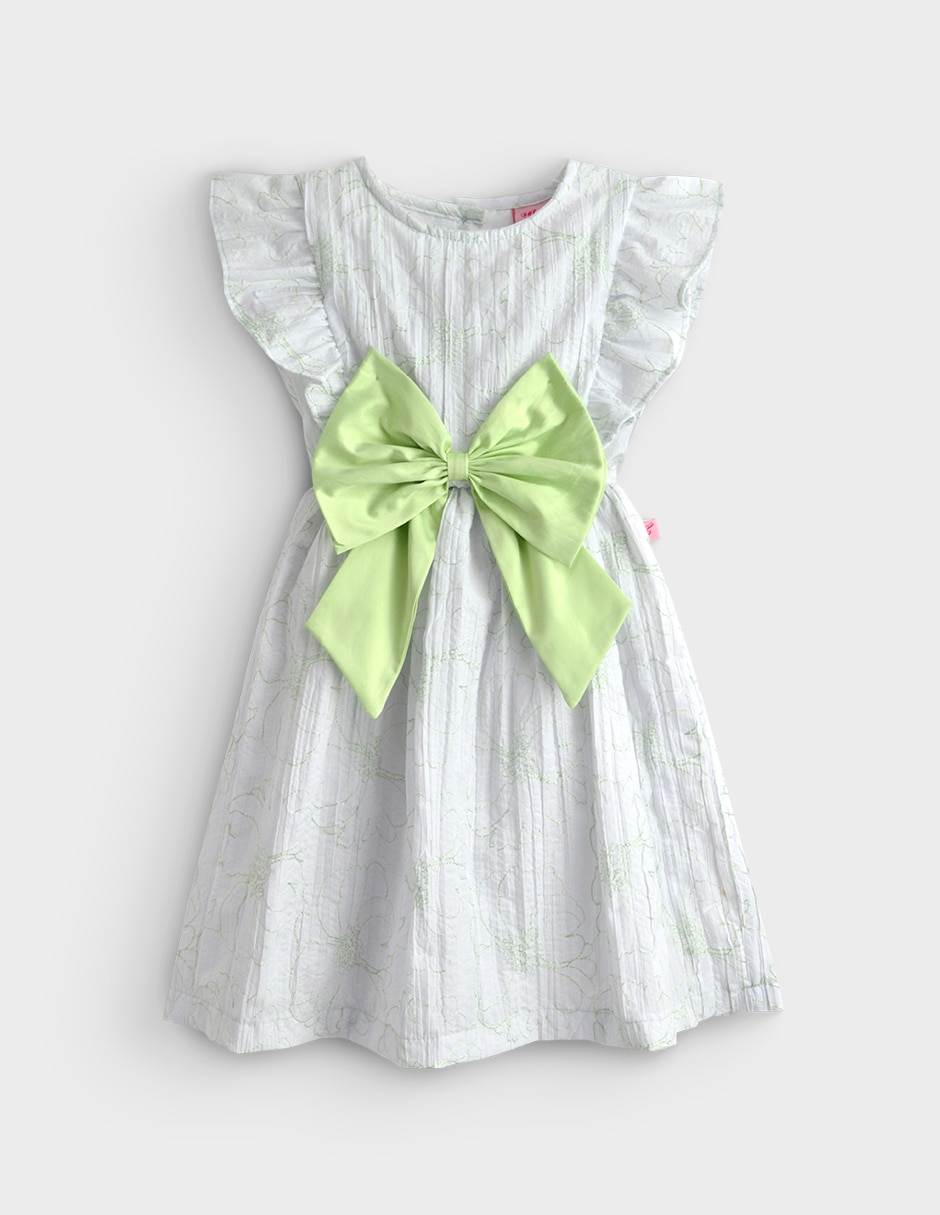 Vestido flory ves paty 4g sin manga para infantil niña