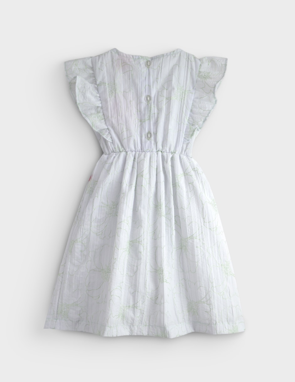 Vestido flory ves paty 4g sin manga para infantil niña