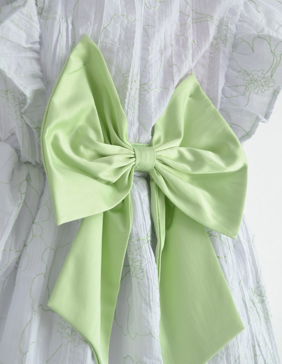 Vestido flory ves paty 4g sin manga para infantil niña