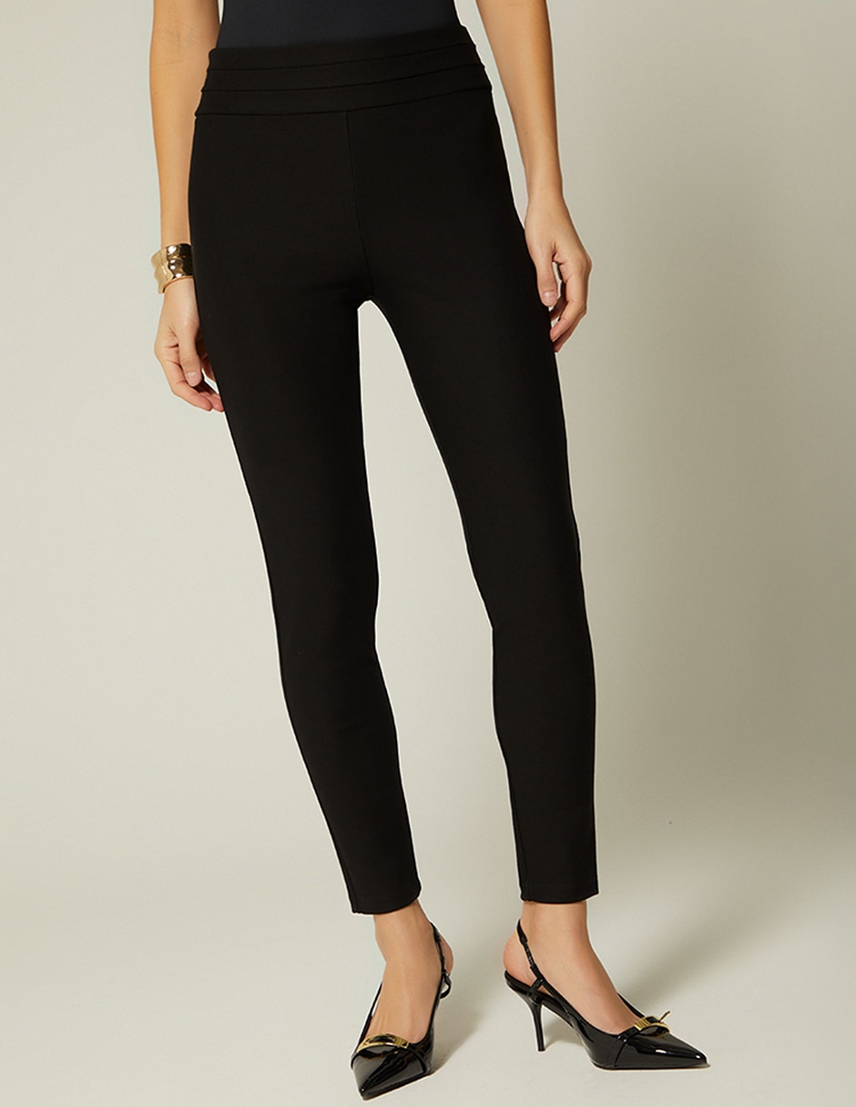 Legging a la cintura alta con elástico para mujer 1