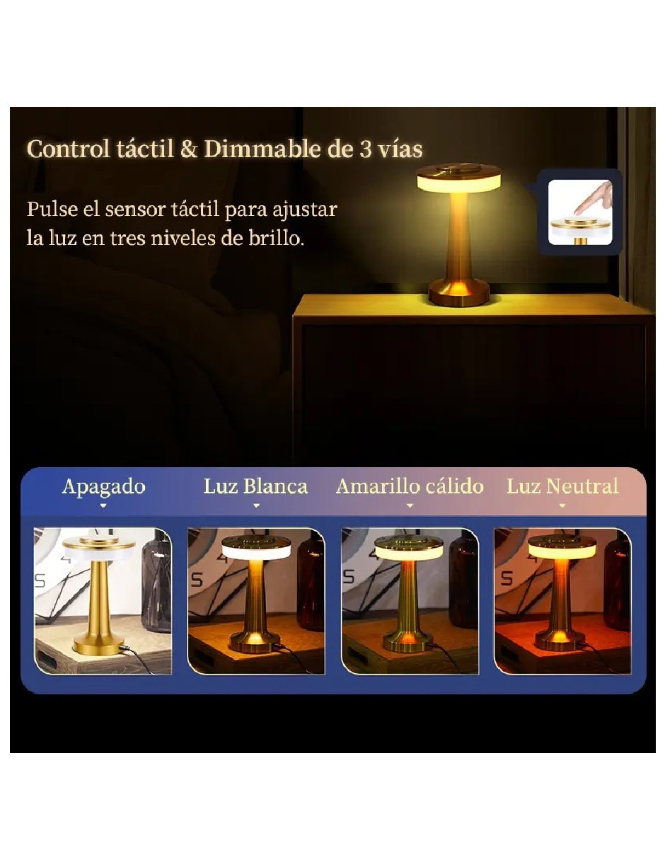Lámpara mesa LED 2