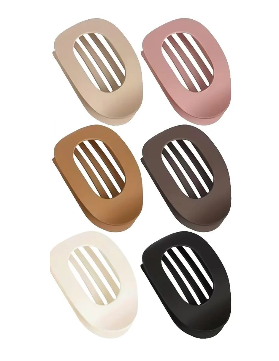 Set de pinzas para el cabello de plástico Genérica