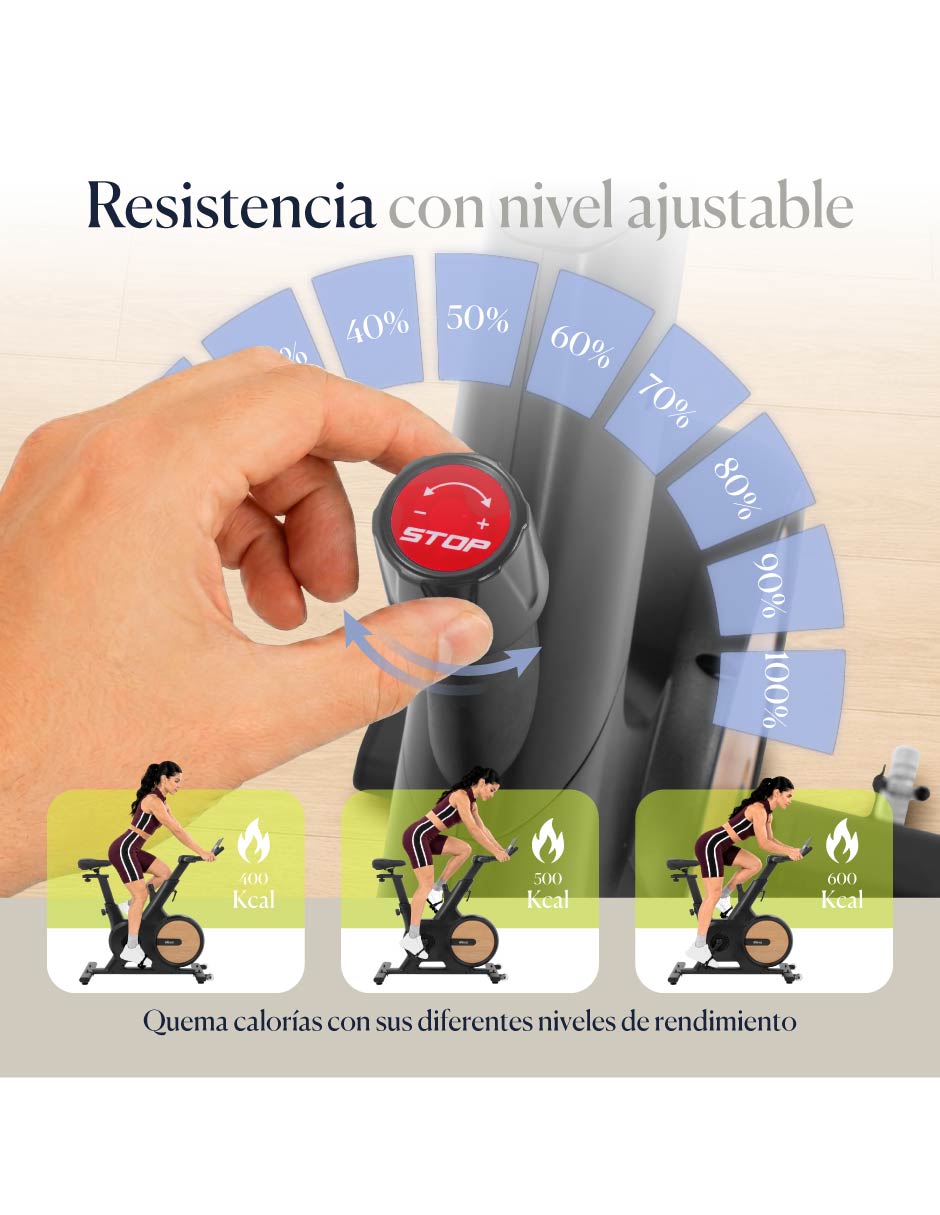 Bicicleta de spinning Cycle One + Acero 5