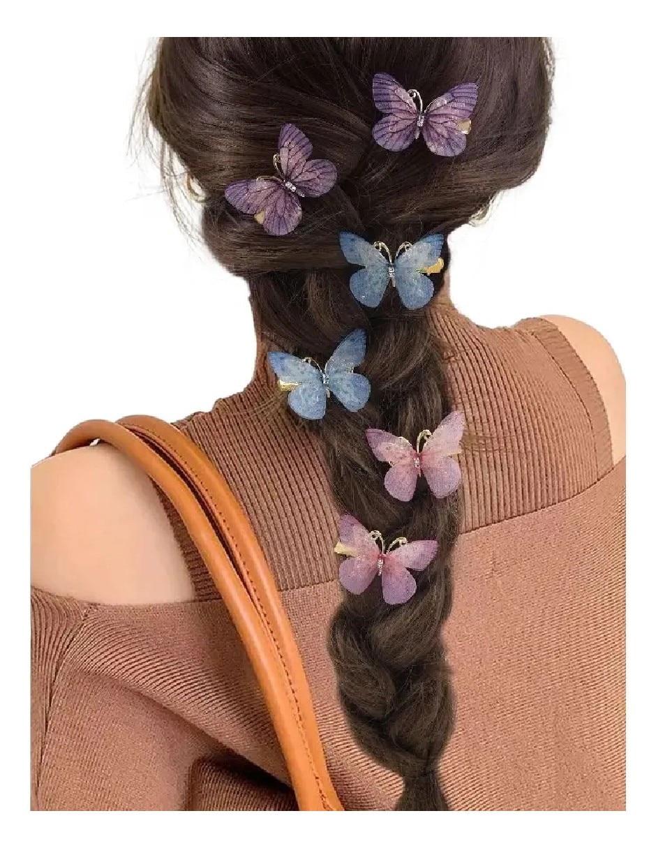 Set de pinzas para el cabello de metal Genérica