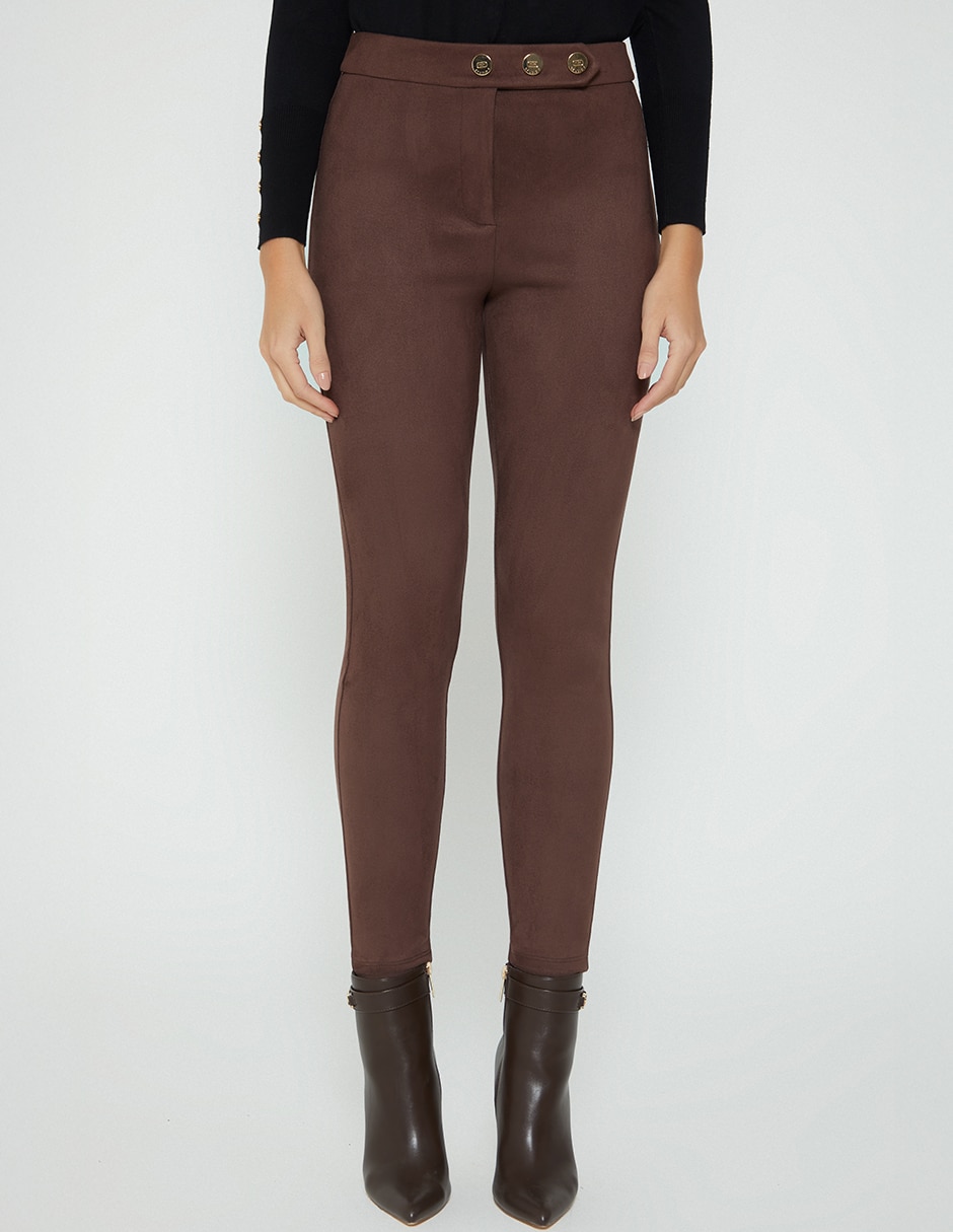 Legging a la cintura con broche para mujer Legging a la cintura con broche para mujer