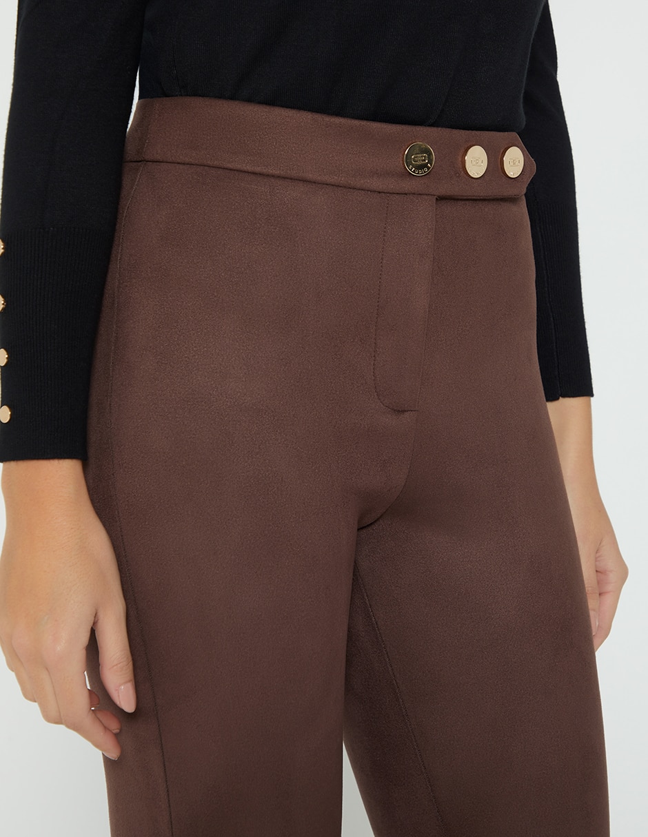 Legging a la cintura con broche para mujer 2