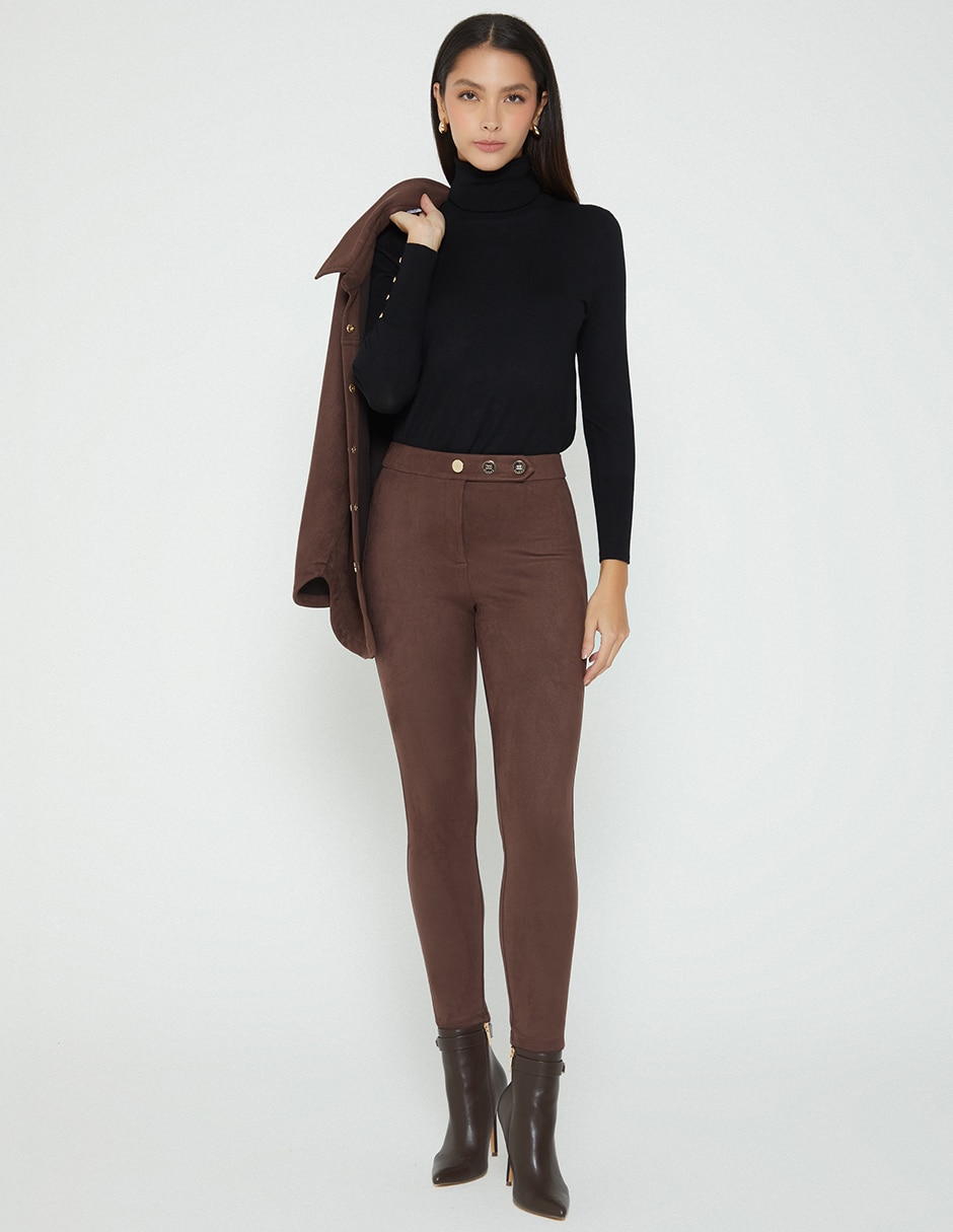 Legging a la cintura con broche para mujer 3