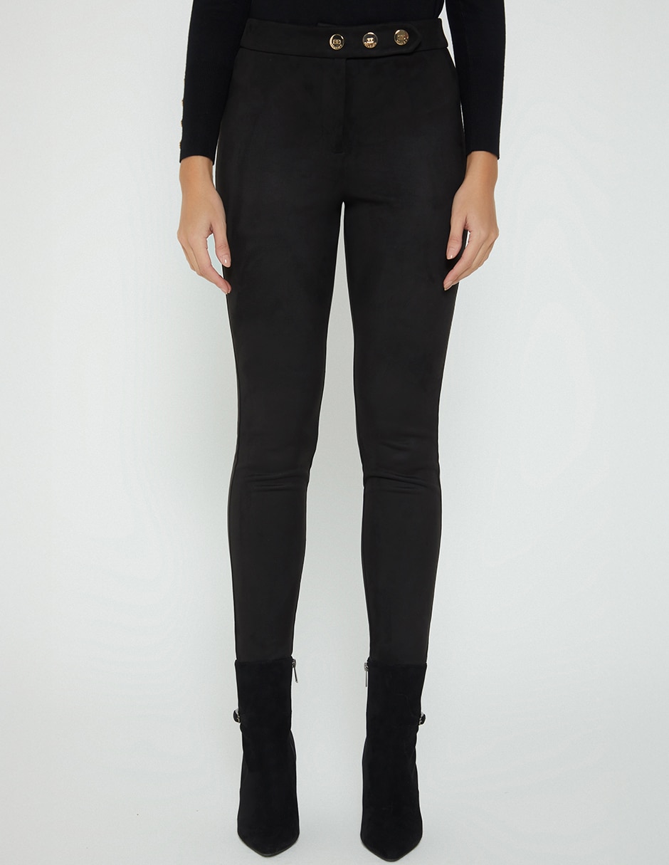 Legging a la cintura con broche para mujer 1