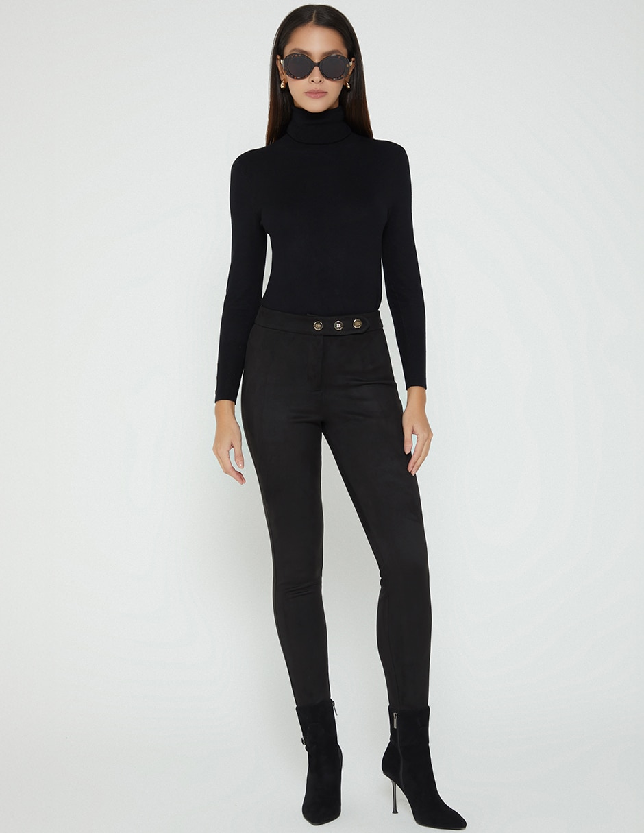 Legging a la cintura con broche para mujer 3