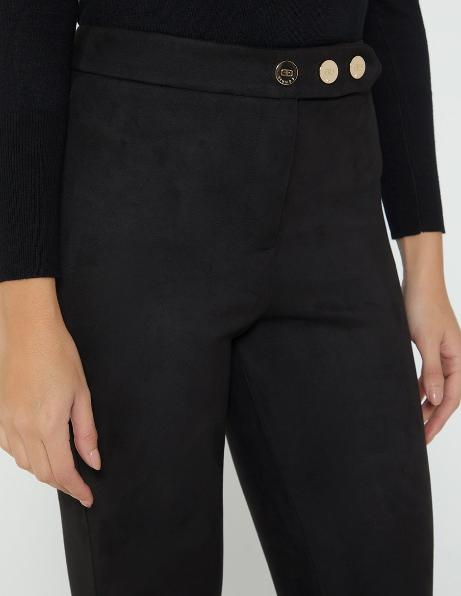 Legging a la cintura con broche para mujer 4
