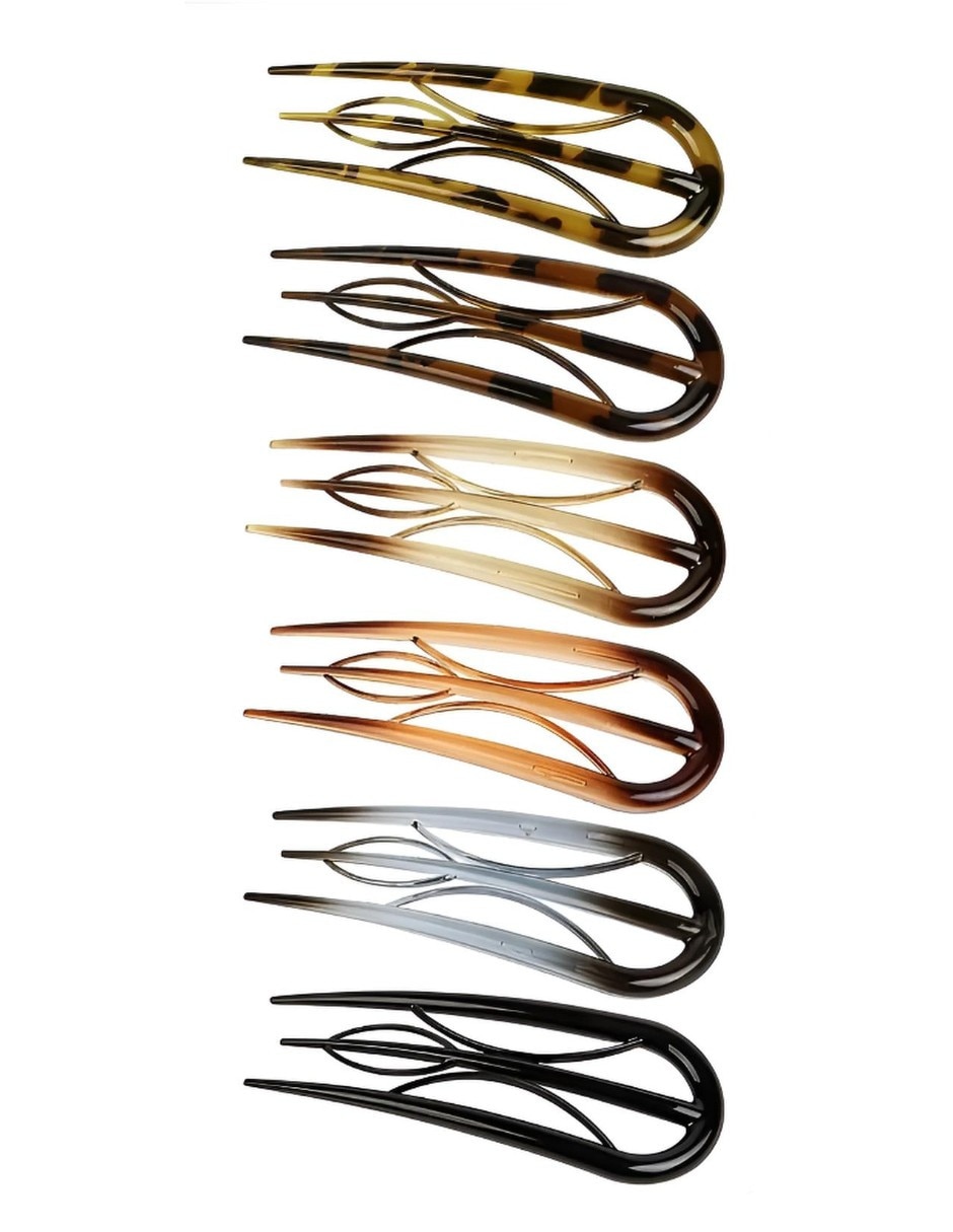 Set de broches para cabello Genérica con acabado brillante