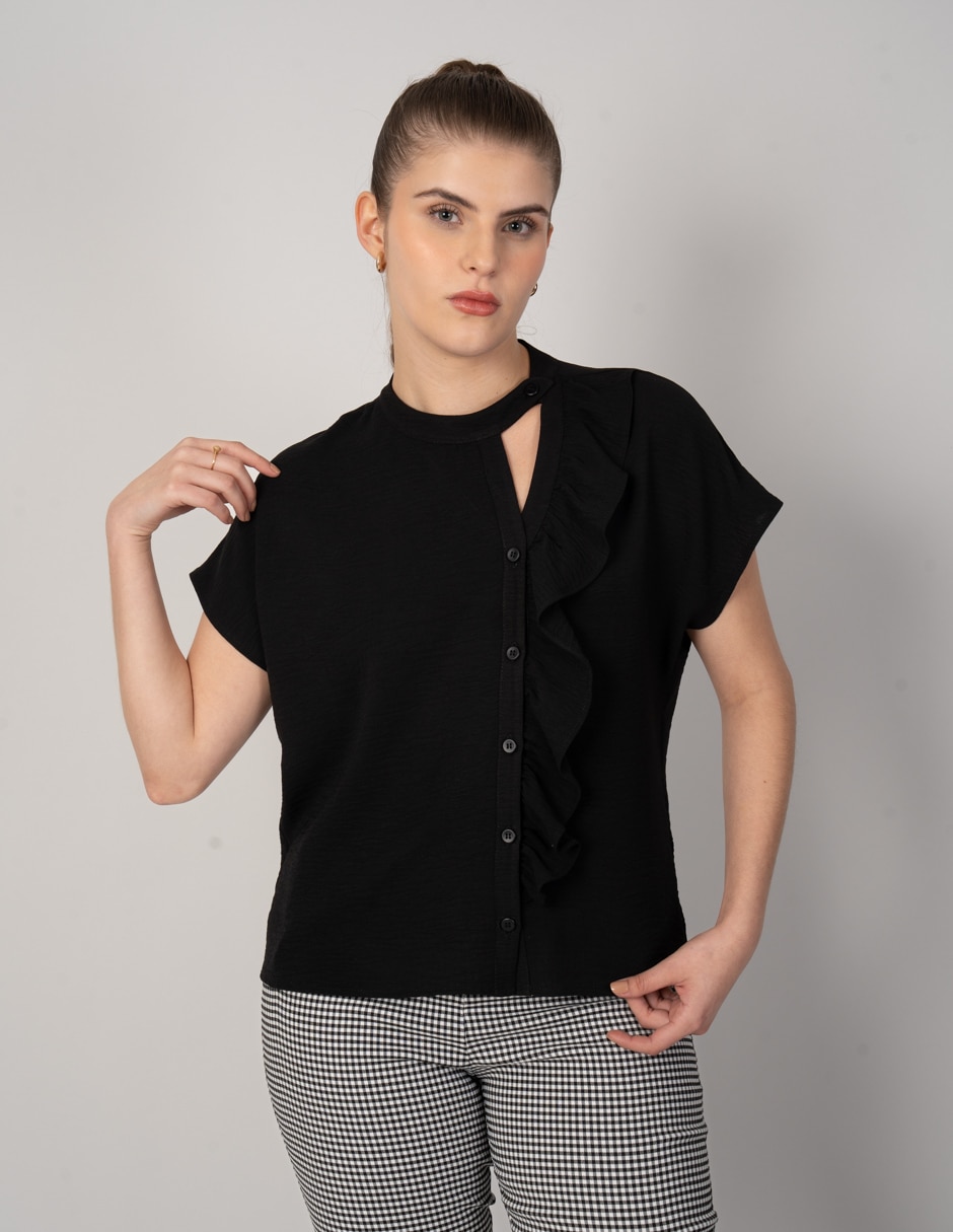 Blusa 1 manga corta para mujer